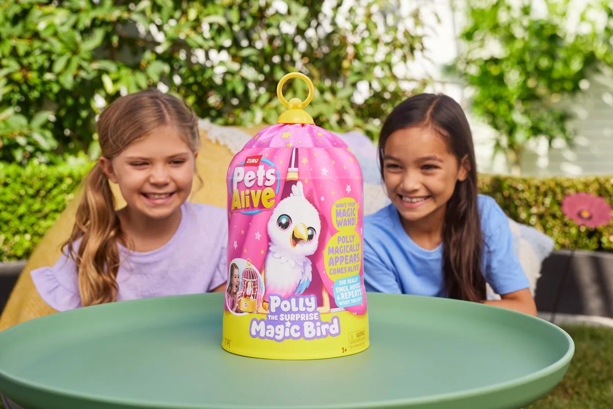 Pets Alive Polly the Magic Bird di ZURU, giocattolo robotizzato animale uccello