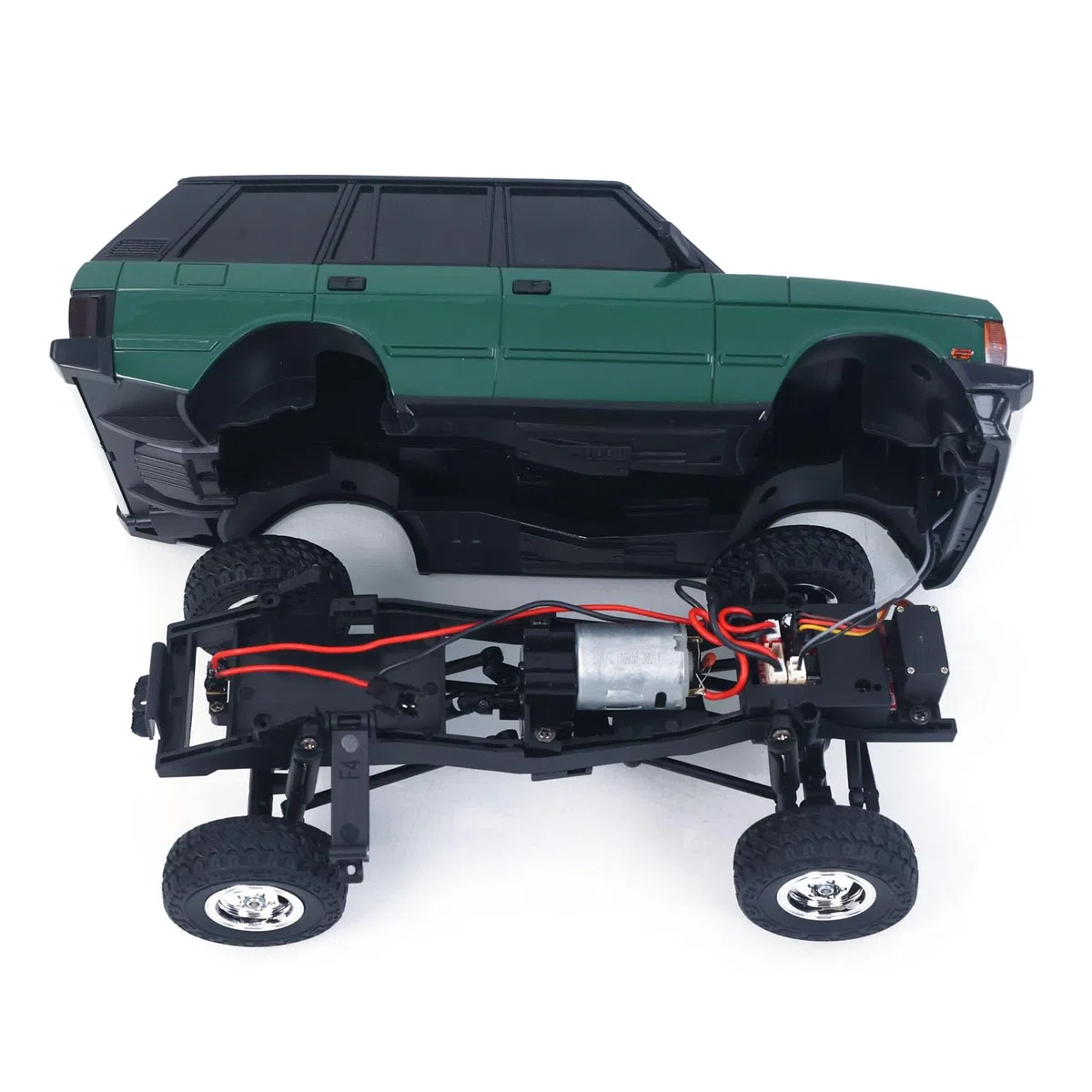 TOUCAN RC HOBBY LDRC LD18401 4 x 4 RC Auto da arrampicata 1/18 2,4 G Simulazione Rock Crawler Auto SUV Modello Ready to Go 280 Motore a spazzola ESC LED Light Outdoor