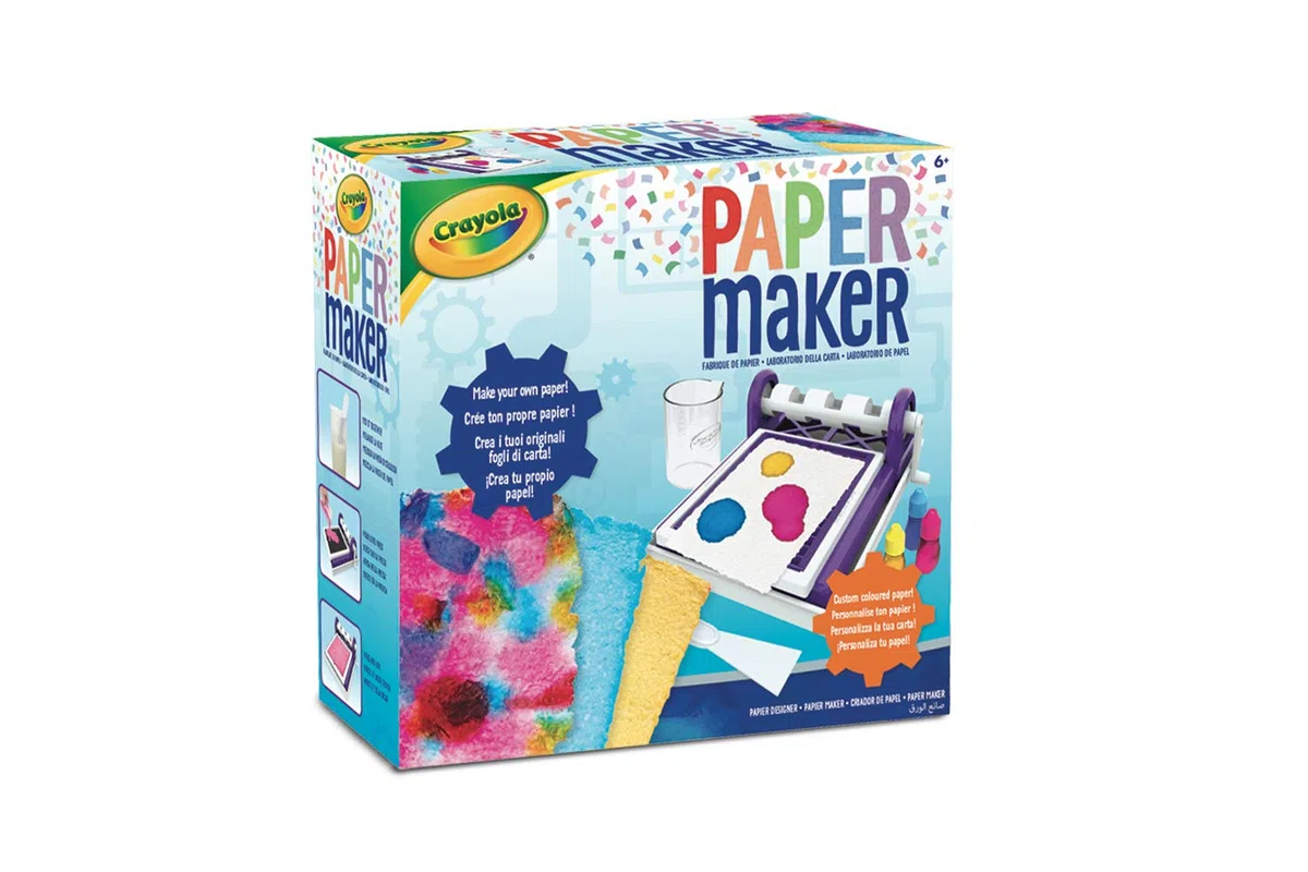 CRAYOLA- Laboratorio della Carta, per Creare Originali Fogli di Carta, 74-7407