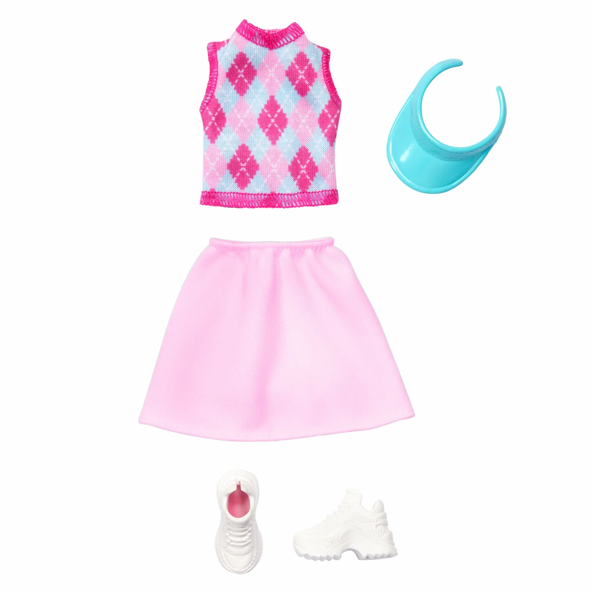 Barbie - Set di abiti e accesori per le bambole, include 13 vestiti, 8 accessori e 8 paia di scarpe per 65 look unici, giocattolo per bambini, 3+ anni, HRG56