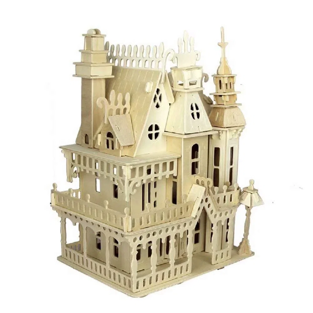 CUTEROOM Fantasy Villa - Kit di costruzione Woodcraft Camera Carina