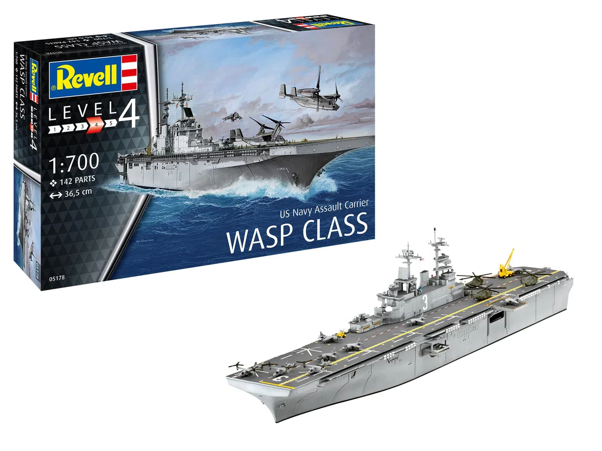 Revell Tescoma US Navy Assault Carrier Wasp Class