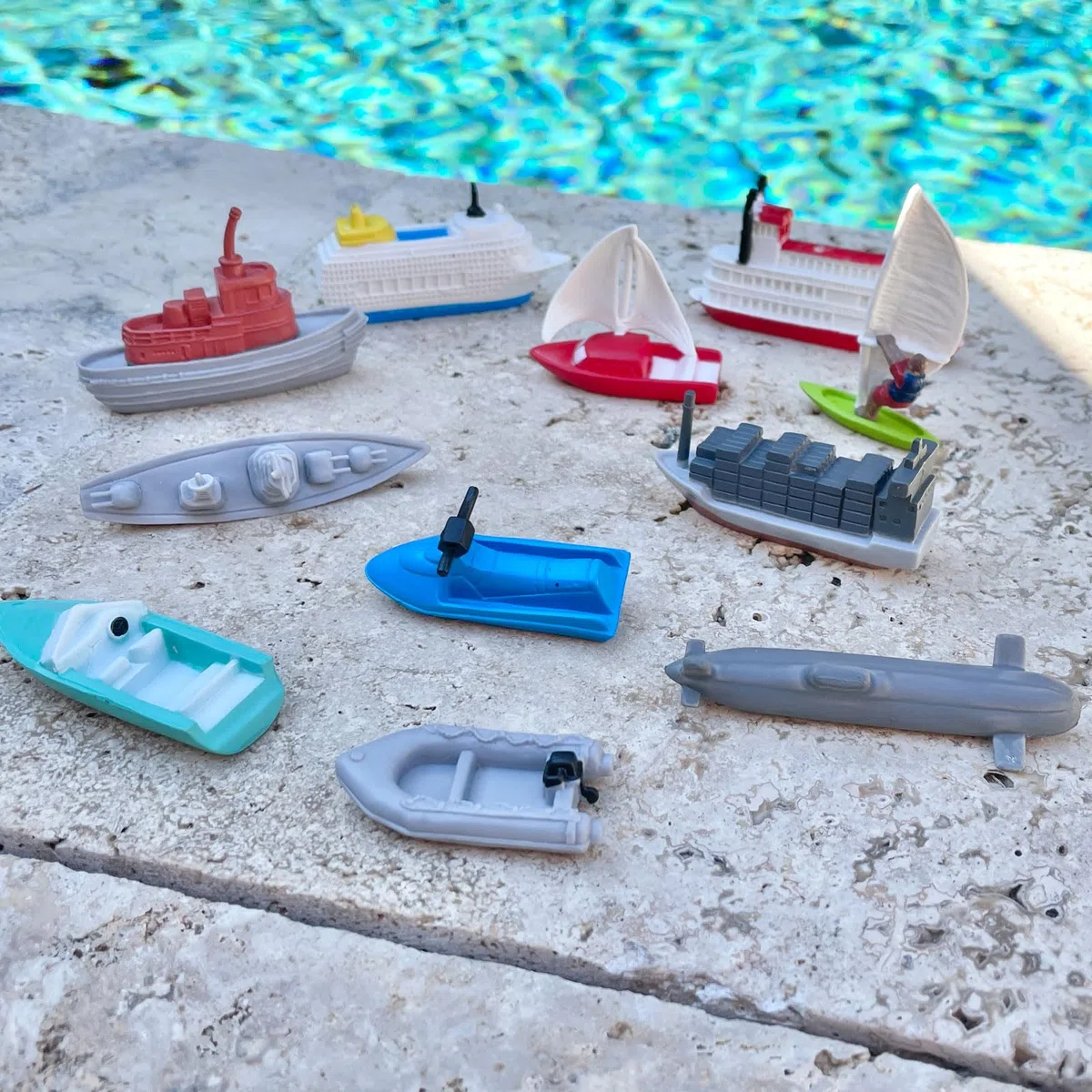 Plastic Miniatures in Toobs-in The Water