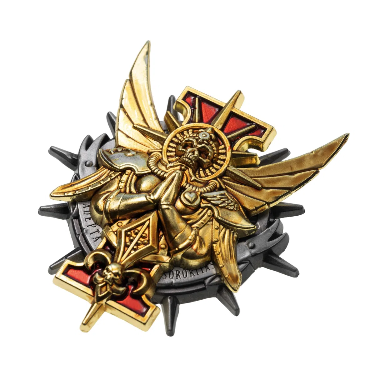 Starforged Warhammer 40K Adepta Sororitas distintivo d'onore della rosa dell'imperatore sigillo distintivo