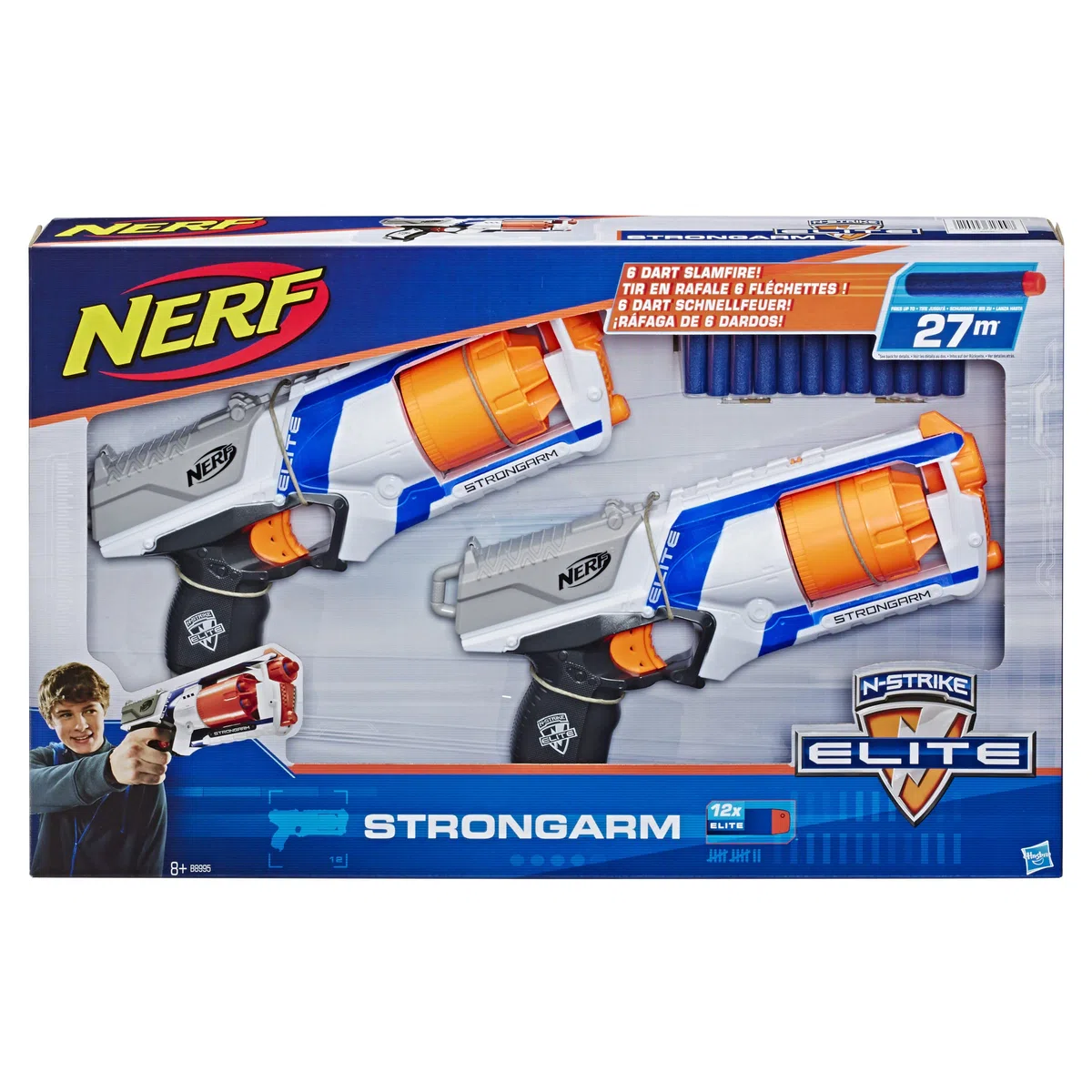 Nerf N-Strike Elite 2 x Strongarm B8995