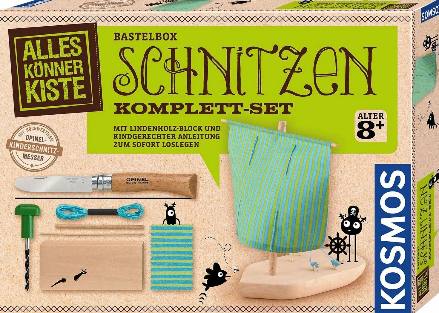 Kosmos Schnitzen Komplett-Set: Bastel-Set