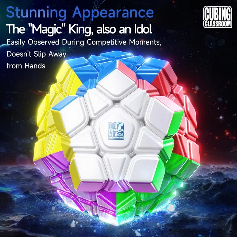 Bukefuno Moyu Meilong Megaminx M V2 3x3 Magic Cube MFJS Puzzle Magnetico MEILONG Megaminx Magnetic V2 2024 Speed Cube Cubi Puzzle senza adesivi