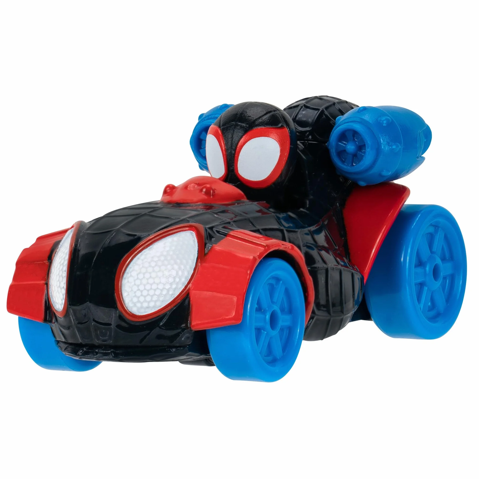 Spidey e i suoi super amici SNF0200 - Set di 4 veicoli in metallo, giocattolo a partire dai 3 anni in su