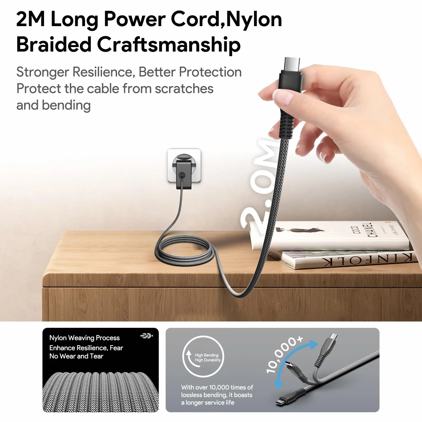 HKY 65W Caricatore USB C per DJI Avata, DJI Mavic 3 Pro, DJI Mavic 3 Pro Cine, DJI Mini 3 Pro, DJI Air 3, DJI Neo Drone,DJI Mini 4K,Osmo OM6/OM5/OM4,Osmo Pocket 3,Osmo Action 4/3 USB-C PD Fast Charger