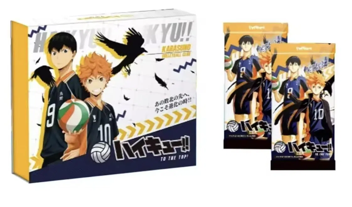 Haikyu!! | Carte collezionabili anime da trading | Scatola sigillata | Edizione giapponese | Per collezionisti dai 15 anni in su | Haikyuu!! To The Top Volume 1