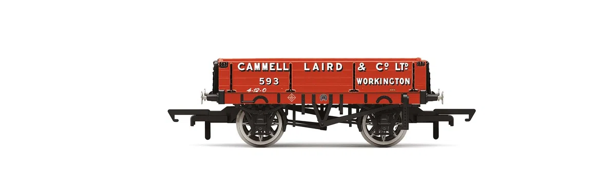 Hornby 3 carro plancia, PO - Era 3. carri e pacchi carro.
