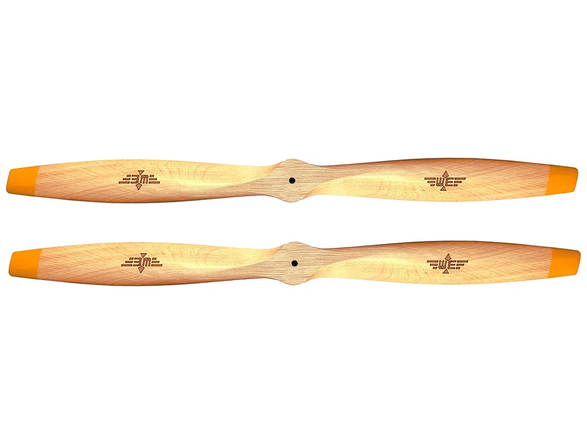 Lasermaniac Multipack - Elica in Legno per Aeromodelli, Made in Italy, Faggio e Acero di Prima Scelta, Alte Prestazioni (2 Eliche in Acero 18x6)