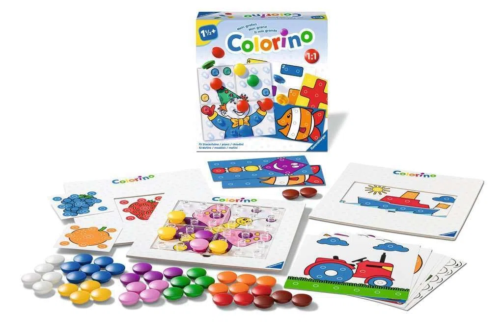 Ravensburger 20959 Il mio grande Colorino, gioco educativo in crescita, così impara i colori un gioco da ragazzi, il classico dei giochi per bambini dai 1,5 anni in su