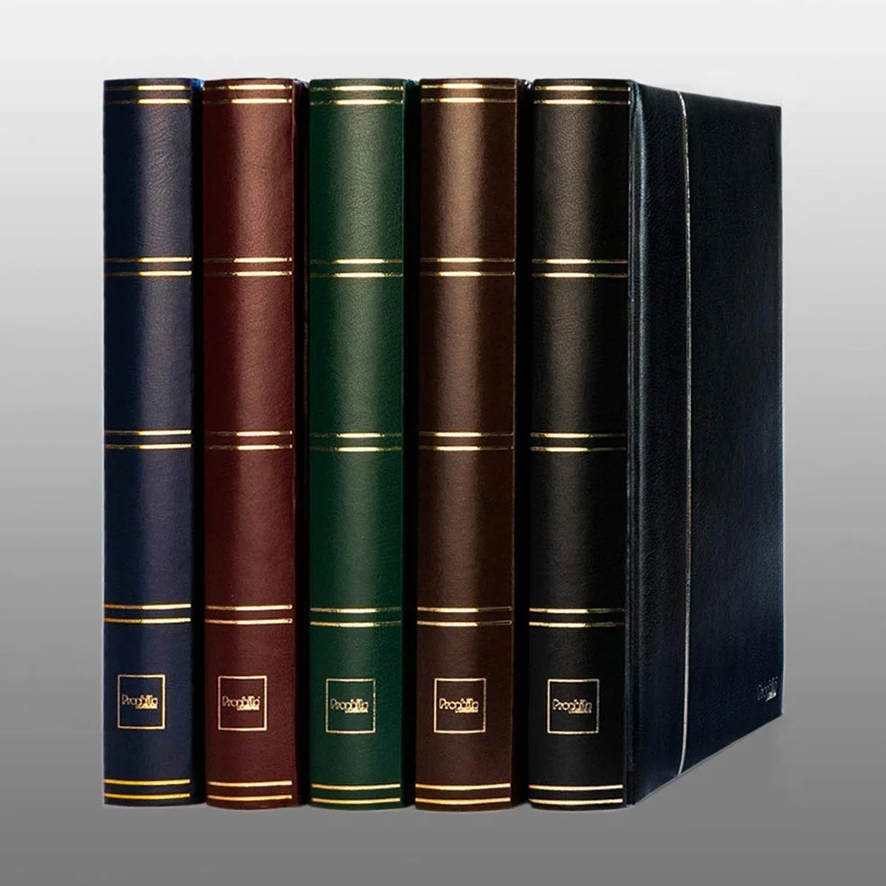 Prophila Leuchtturm classificatori 60 pagina bianco, marrone colori