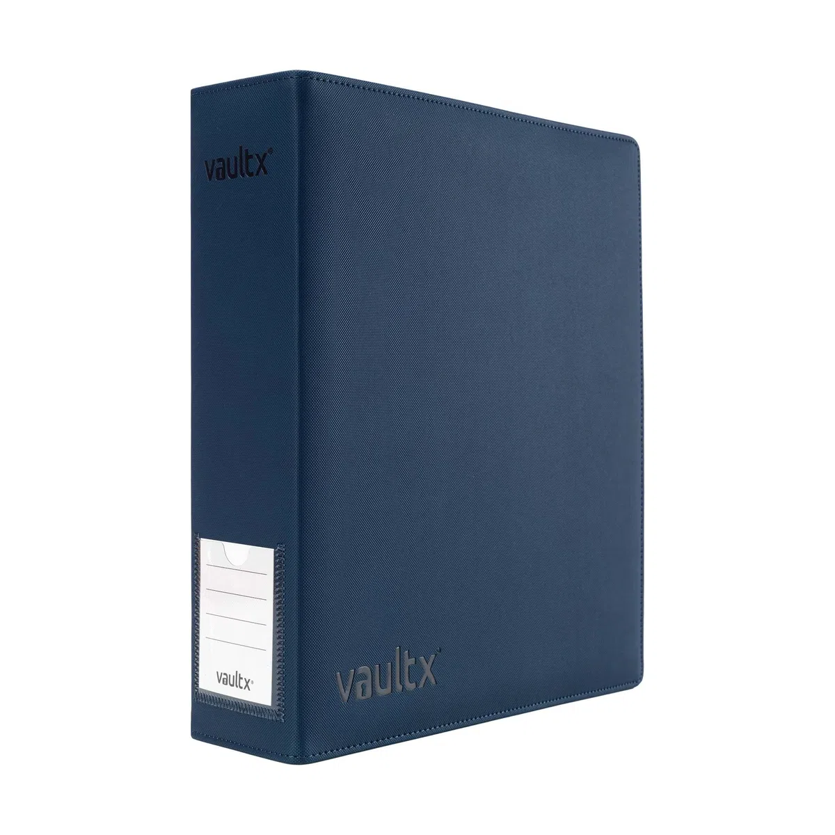 Vault X Raccoglitore a 3 Anelli per Carte da Collezione, Compatibile con Pagine a 9 Tasche, 900 Carte, Materiale Exo-Tec, Apertura Facile, Raccoglitore con Clip ad Anello D, TCG (Blu, Grande)