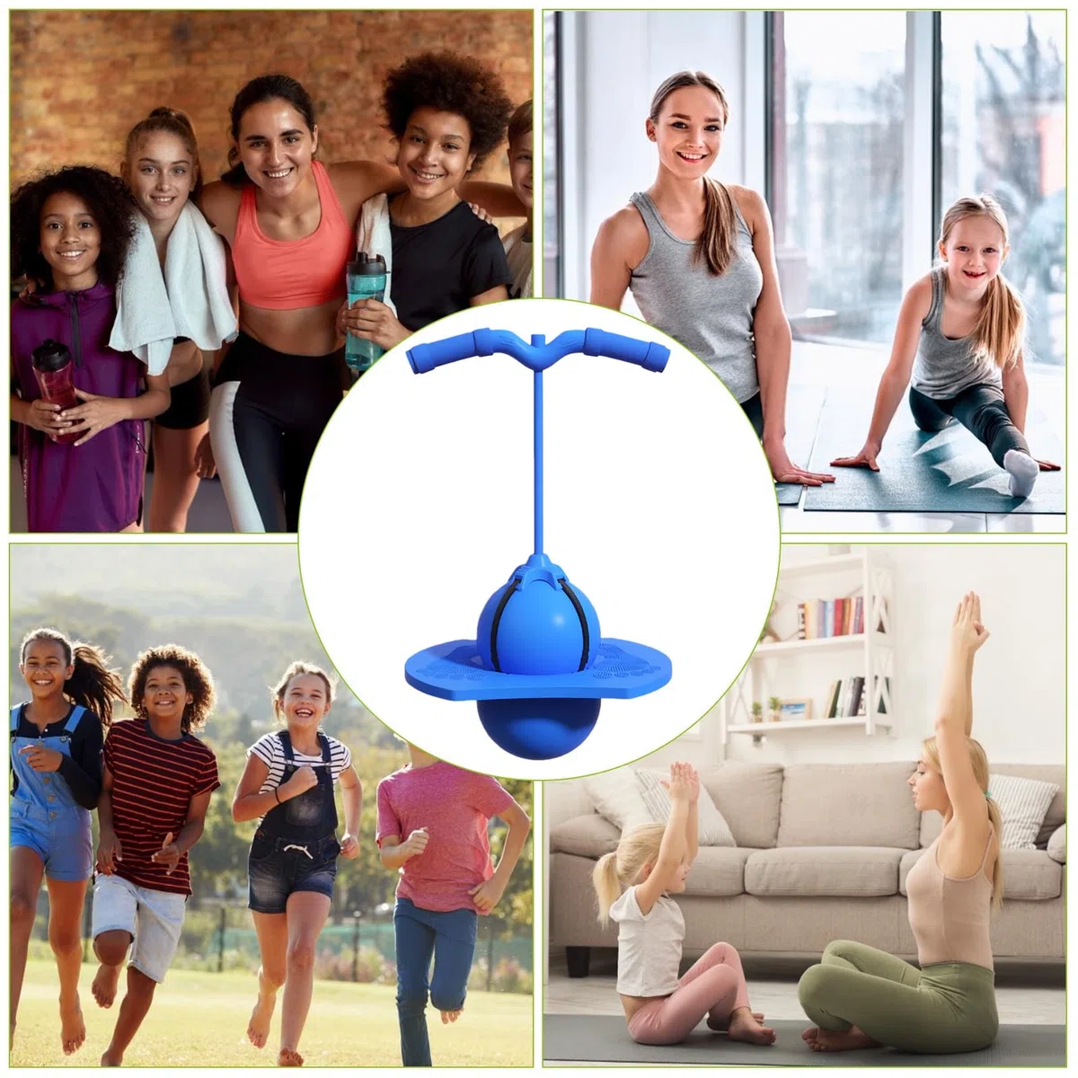 Balance Jumping Ball for Kids – Sports Toy for Training Bouncy Skill – High Bounce Jumping Ball – for Kids Adults Girls Home Living Room Outdoor Indoor Workout Gym