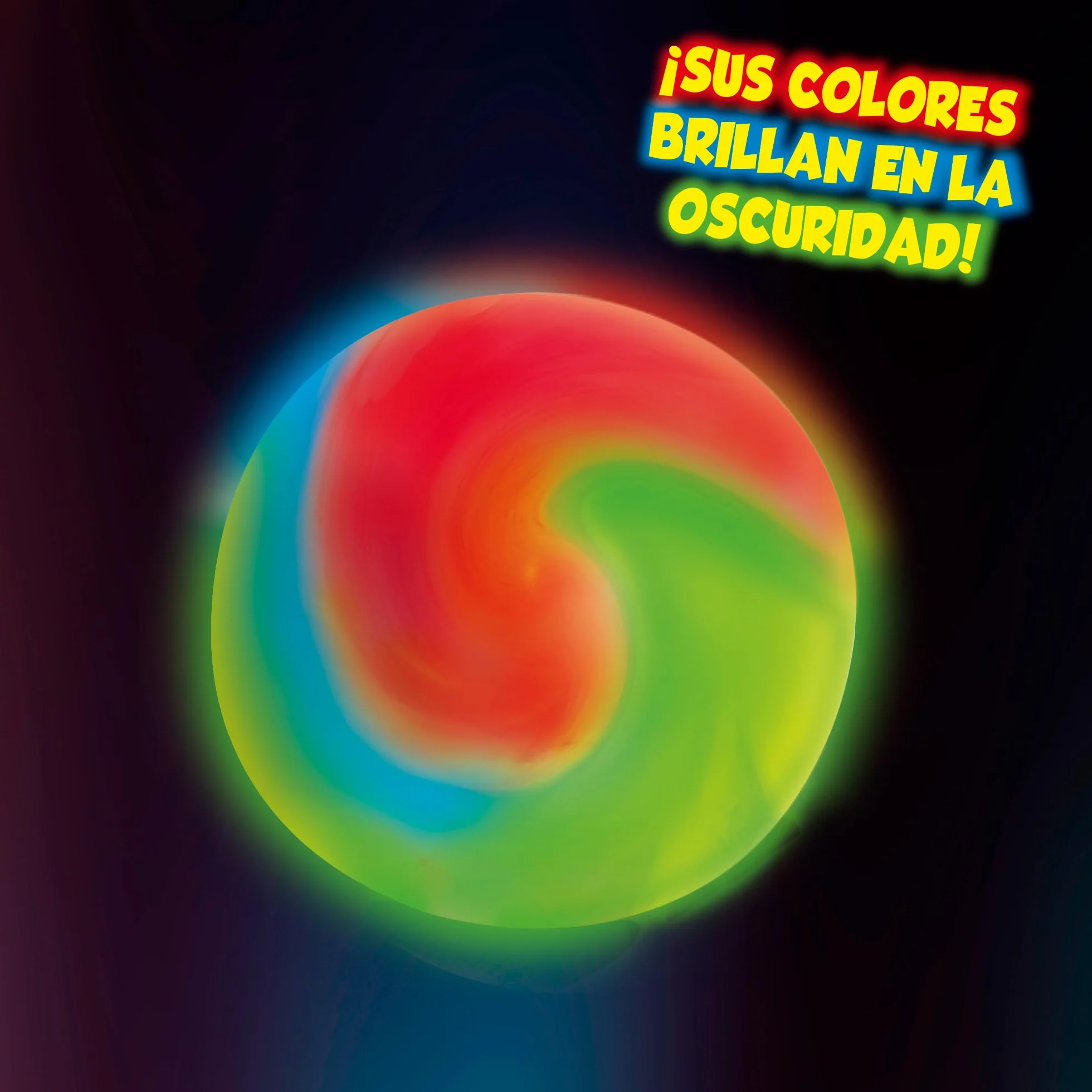 Bizak Wubble Brilla al Buio, Bolla d'aria con cui puoi giocare come se fosse una palla, puoi lanciarla, colpirla e buttarti su di essa, resiste a Tutto, (62941875)