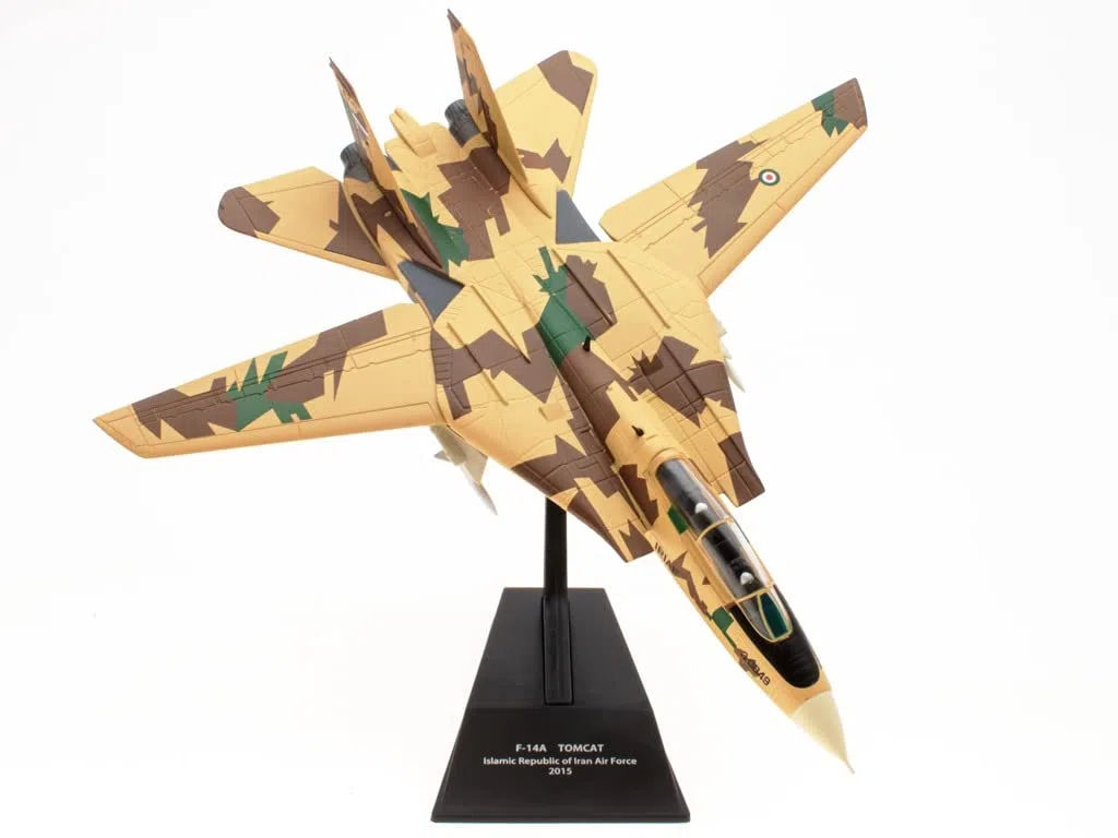 OPO 10 - Aereo da Caccia Militare 1/100 Compatibile con F-14A Tomcat Repubblica Islamica dell'Iran Air Force 2015 - con Ali spiegate - CP58