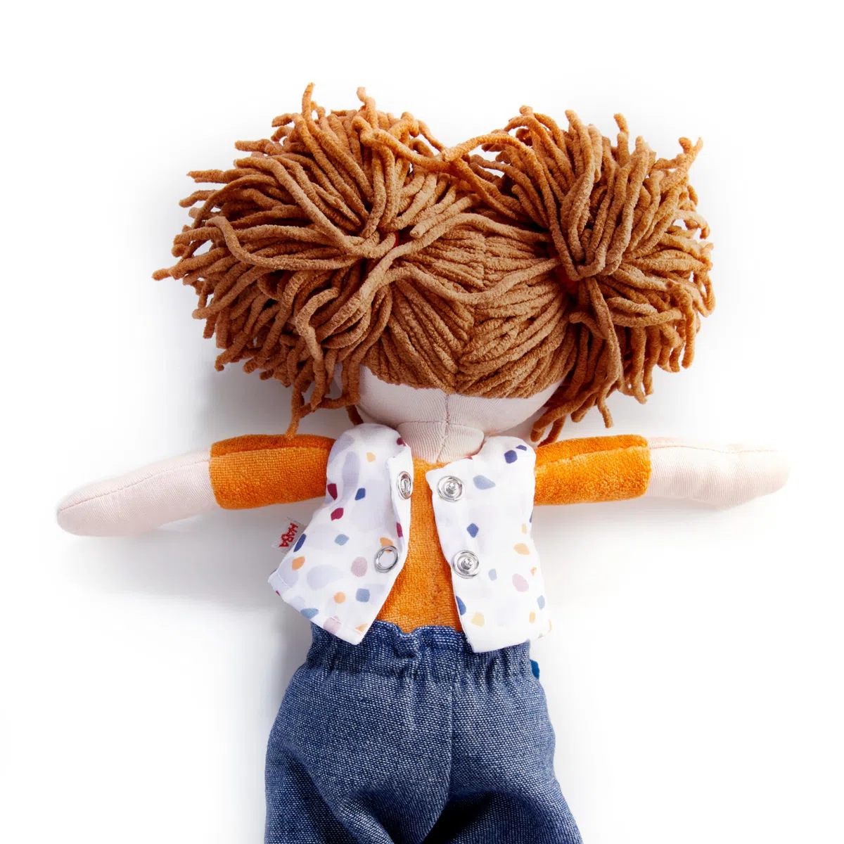 HABA Bambola Malou - Bambola di stoffa da 30 cm per giocare e coccolare - Materiali morbidi e lavabili - Alternativa ideale alla bambola di peluche - Adatto per bambini a partire dai 1,5 anni -