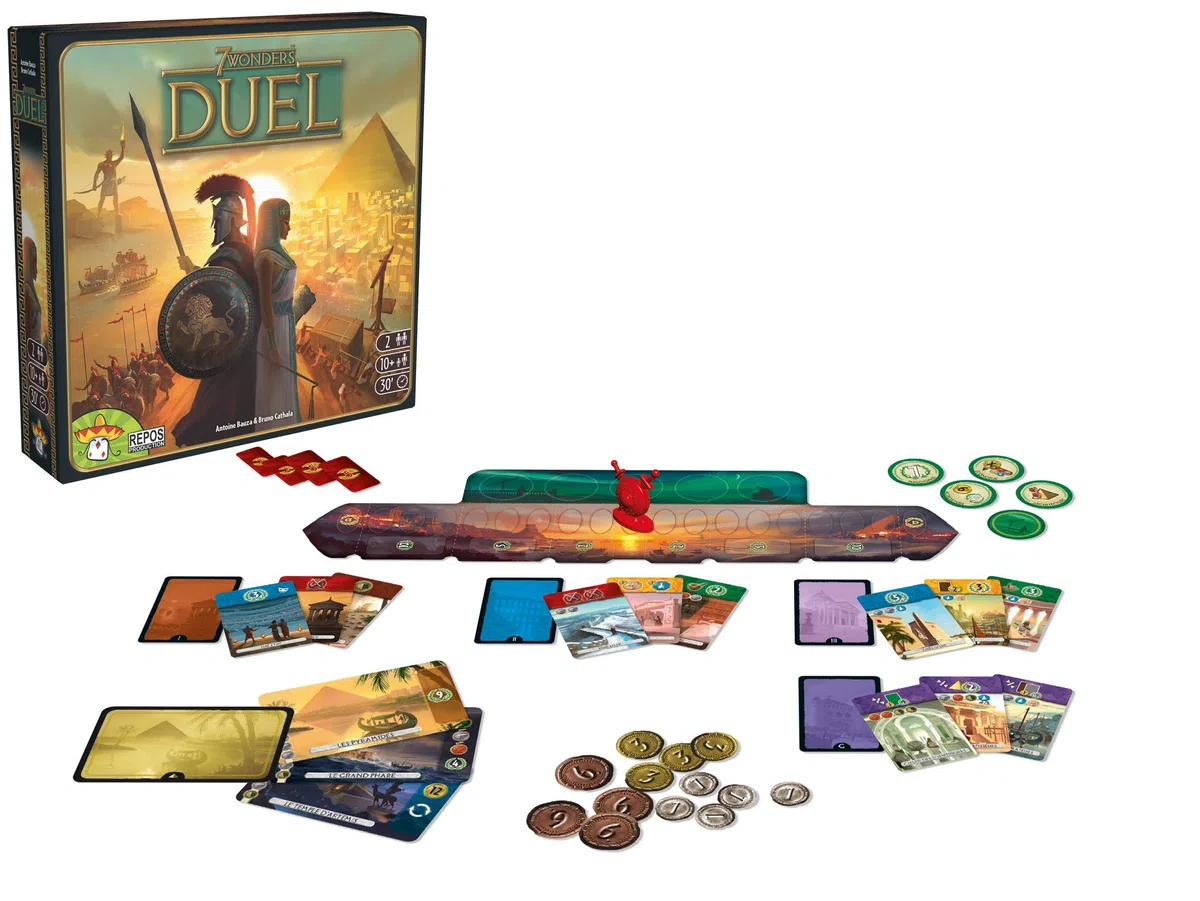 Asmodee - 7 Wonders Duel - Gioco da Tavolo di Strategia Per 2 Giocatori, Carte da Gioco modalità Duello, 10+ Anni, 30 min, Edizione In Italiano