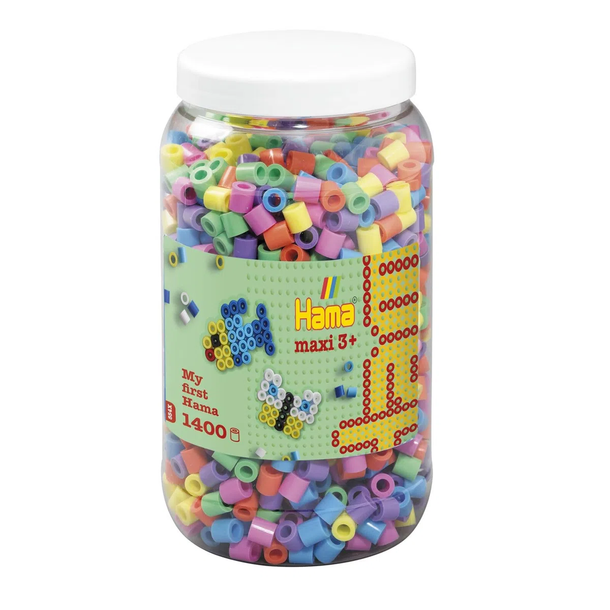 Hama Perlen Maxi perline box pastello 1.400Stück