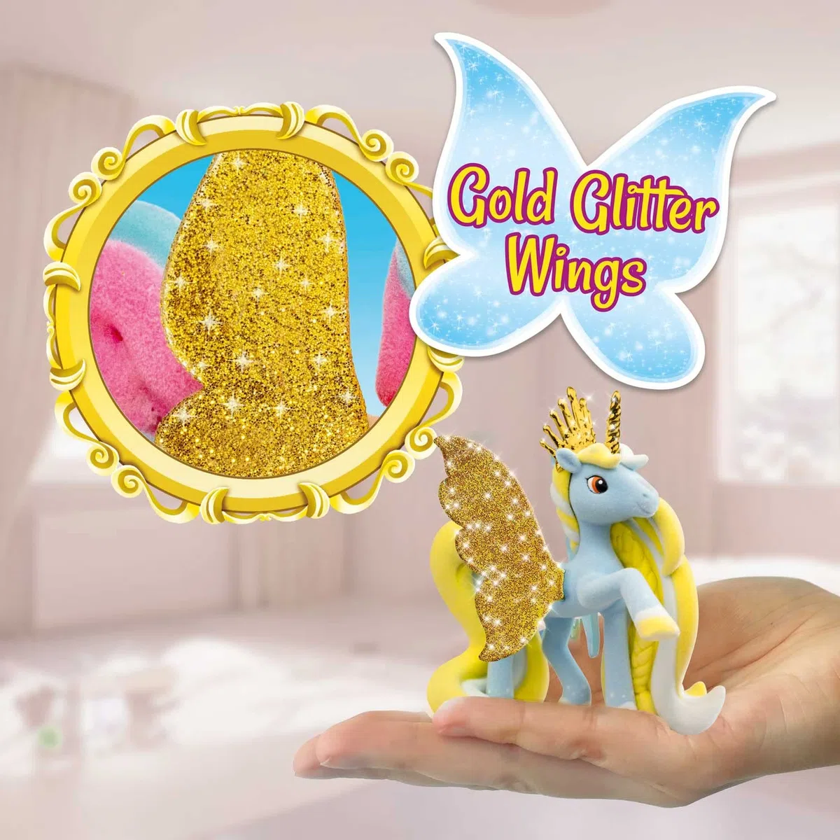 Galupy CRAZE Set di 3 Unicorno Bambina, Figure Unicorno da Collezione, 3 Unicorno Speciale, Giocattoli per Bambini 3 Anni