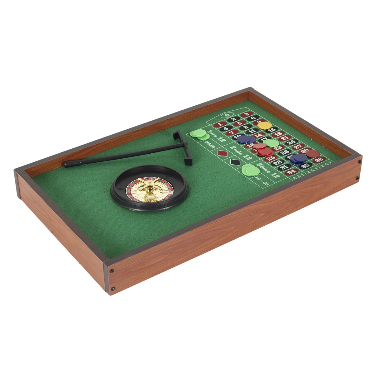 MISTER GADGET, MG3490, Porta Il Casinò a casa Tua con Questo Gioco da Casinò 2 in 1! Bluff, strategia e risate garantite tra Amici e in Famiglia con Questo Gioco di Blackjack e Roulette.
