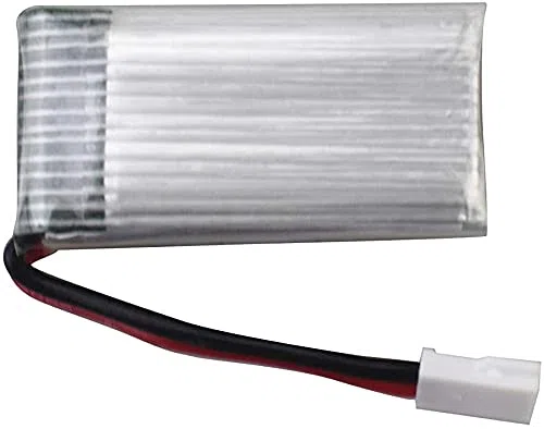 YUNIQUE GREEN-CLEAN-POWER - Set 4 Batterie LiPo 3.7V 380mAh per Quadricotteri RC | Compatibile con Hubsan X4, Syma X11, HS170 | Ottimizza Tempo di Volo, Silver