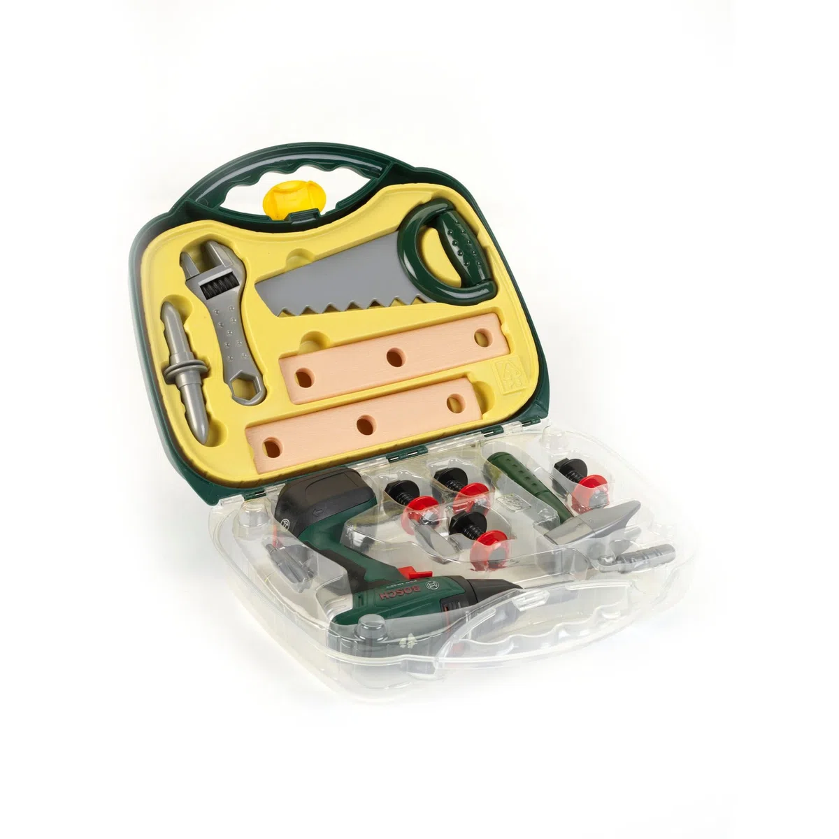 Theo Klein 8584 Valigetta con Trapano Avvitatore Cordless I Set da Officina con Trapano Avvitatore Cordless a Batteria Bosch, Molti Accessori I Giocattoli per Bambini dai 3 Anni in su