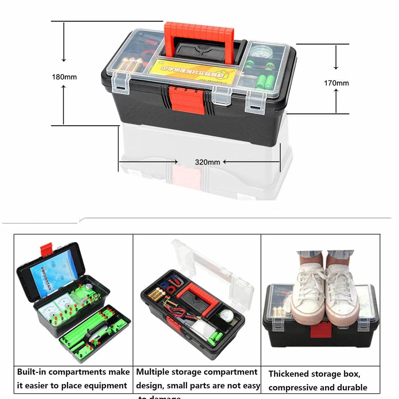 Attrezzatura per esperimenti in aula di fisica Kit per esperimenti elettromagnetici Kit per esperimenti di fisica
