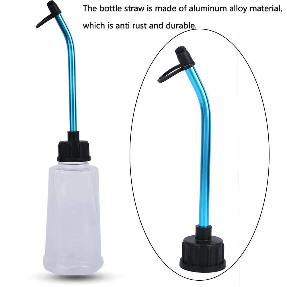VGEBY1 Nitro Engine Filler, Nitro Engine Rifornimento di Carburante Bottiglia di riempimento con Cannuccia in Lega di Alluminio per RC automodellismo (250 ML)