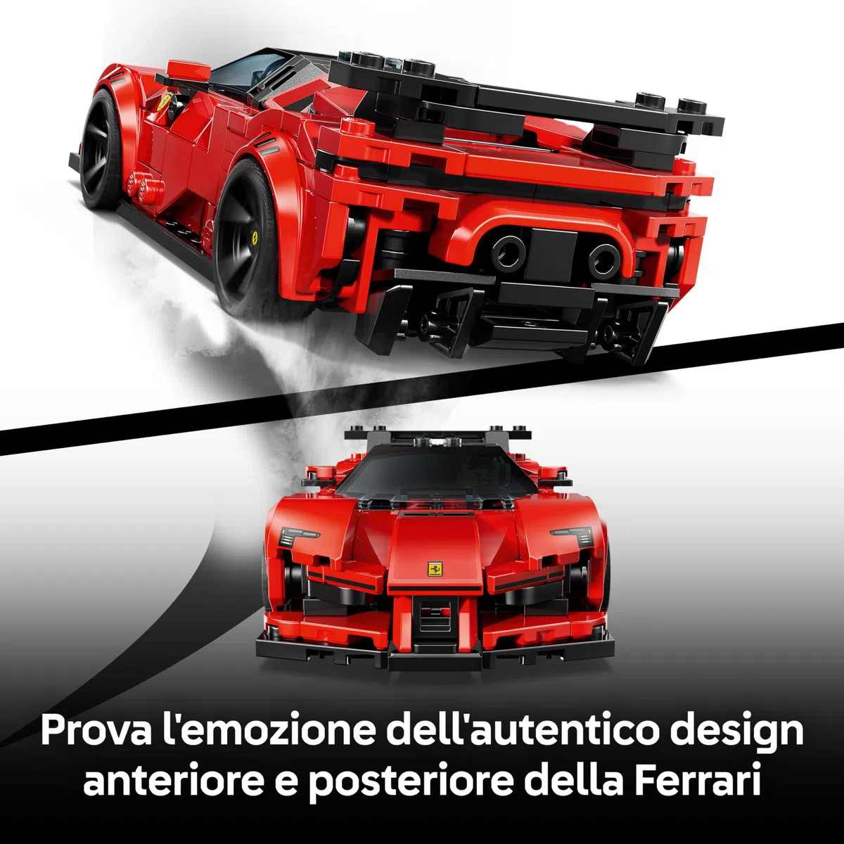 LEGO Speed Champions Ferrari SF90 XX Auto Sportiva Stradale - Macchina Giocattolo con Minifigure da Collezione - Idea Regalo di Compleanno per Bambini da 9 Anni Fan degli Sport Motoristici - 77254