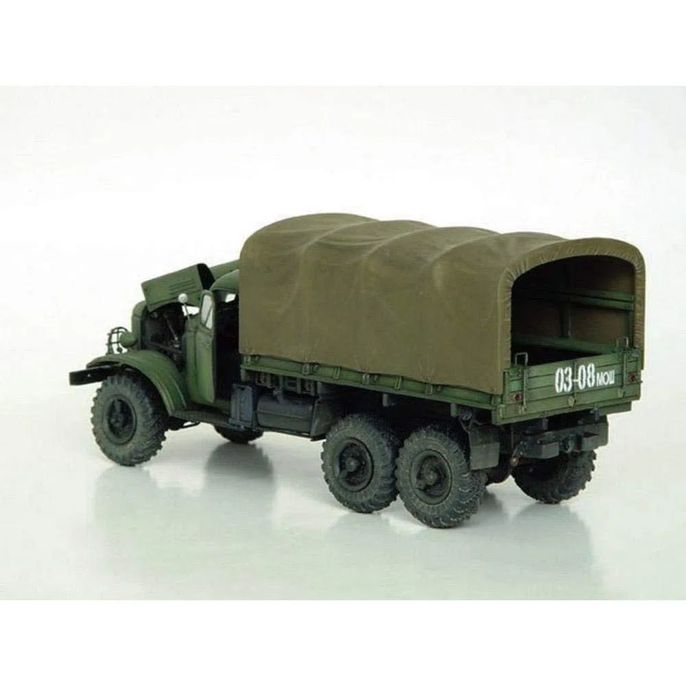 Trumpeter 01001 - Modellino di Furgone Militare sovietico ZIL-157 6x6