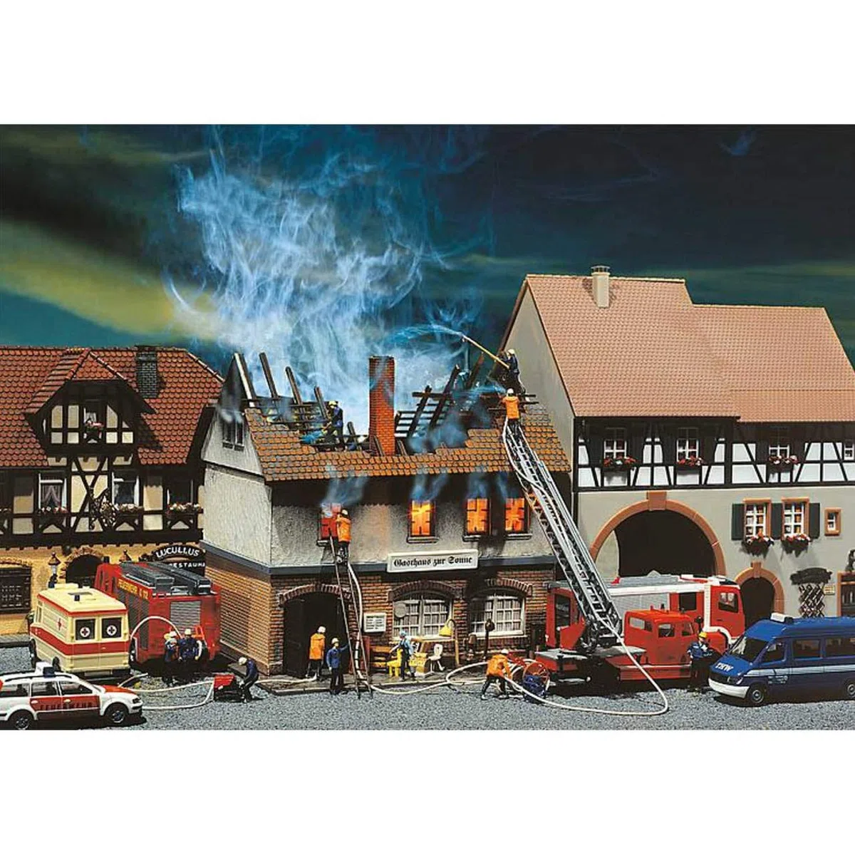 Faller 130429 Restaurant Zur Sonne Ho Kit di Costruzione in Scala