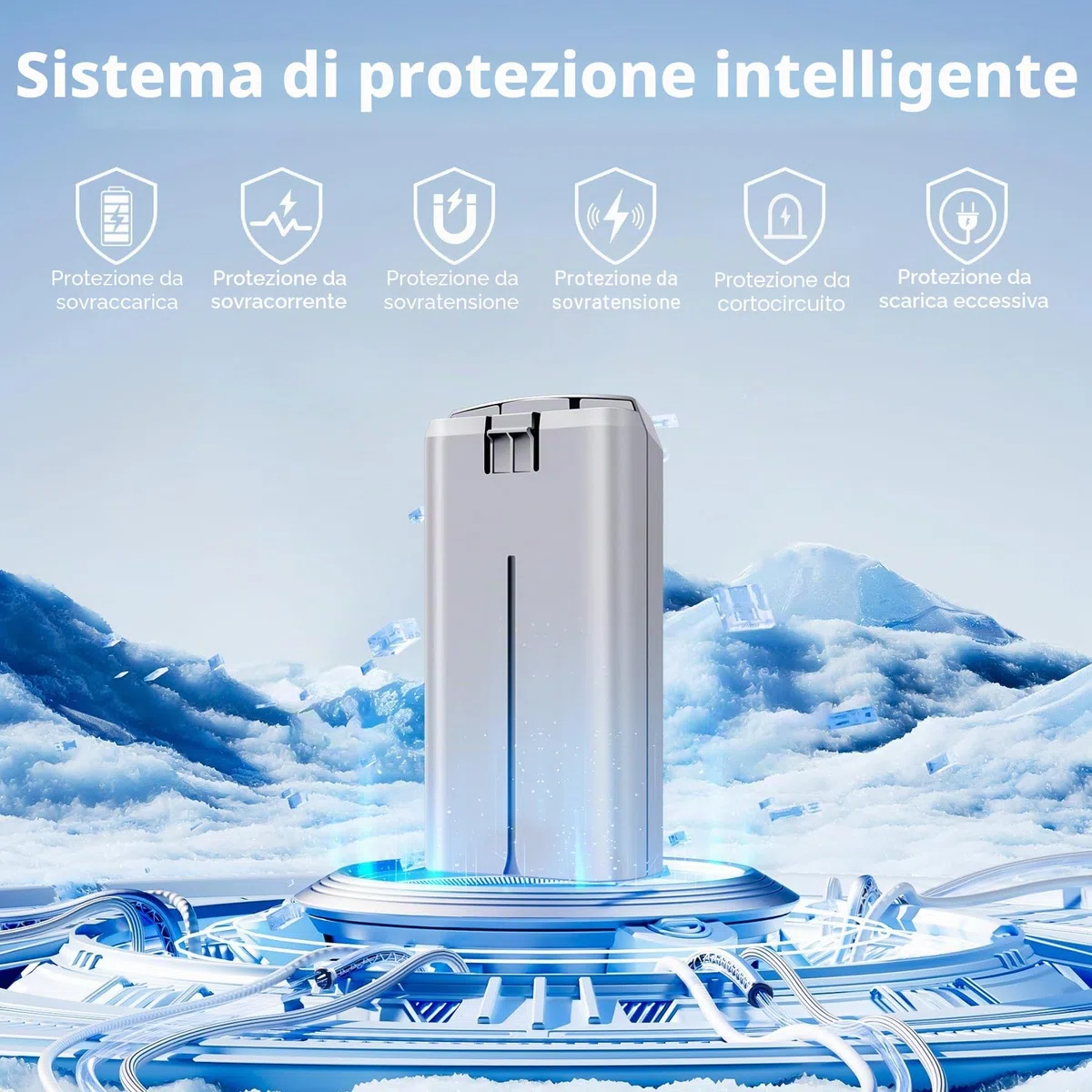 Mini 2 Serie Batteria 1 pezzo 7.7V 2400mAh Batteria di volo intelligente(31 minuti di autonomia massima) Pienamente compatibile con i droni DJI Mini 4K/2/2 SE/SE