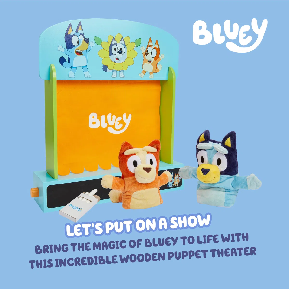 BLUEY 8th Wonder Teatro delle Marionette in Legno, (69226)