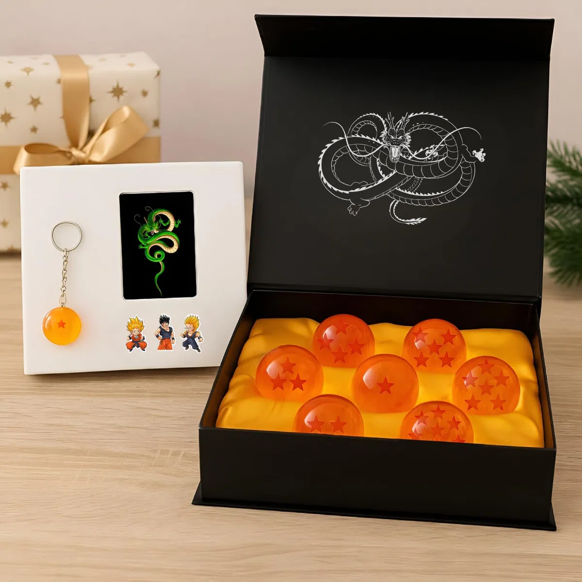Dragon Ball - Set completo di 7 sfere di cristallo in acrilico, un ottimo regalo per collezionisti e fan Accessori con temi anime sono incluse sfere da 4,3 cm