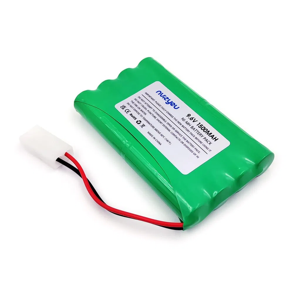 9.6v batteria, 1500mAh nimh batteria, batteria ricaricabile aa, spina KET 2P, adatto per barche giocattolo e serbatoi giocattolo, con cavo di ricarica USB