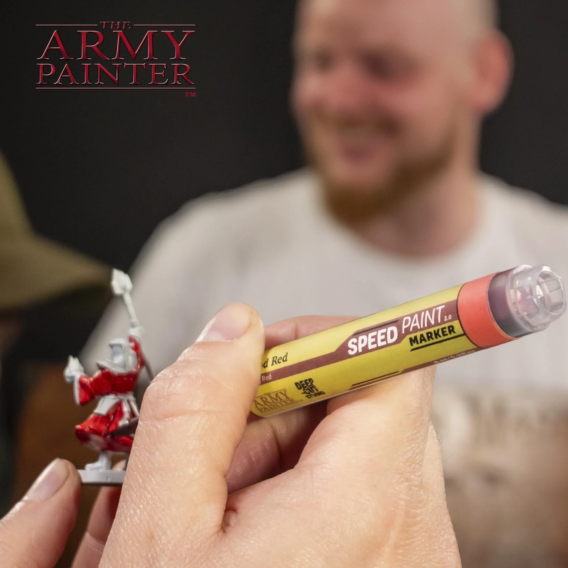 The Army Painter, Speedpaint Marker Starter Set, 10 pennarelli Speedpaint 2.0 da 6 ml, 9 pennarelli Contrast Paint e 1 pennarello acrilico metallico, incl. 10 punte extra per DnD & Warhammer