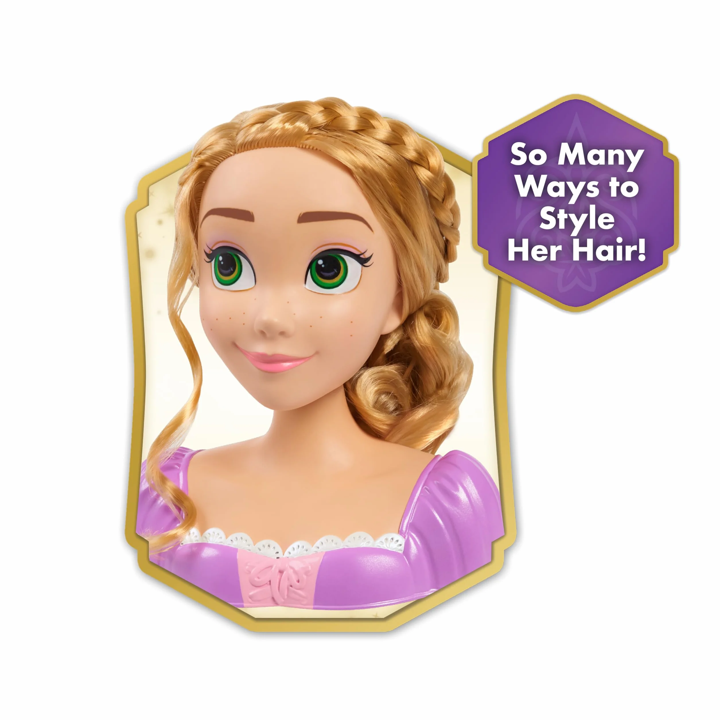 Just Play 87617 Disney Princess Basic Rapunzel Styling Head