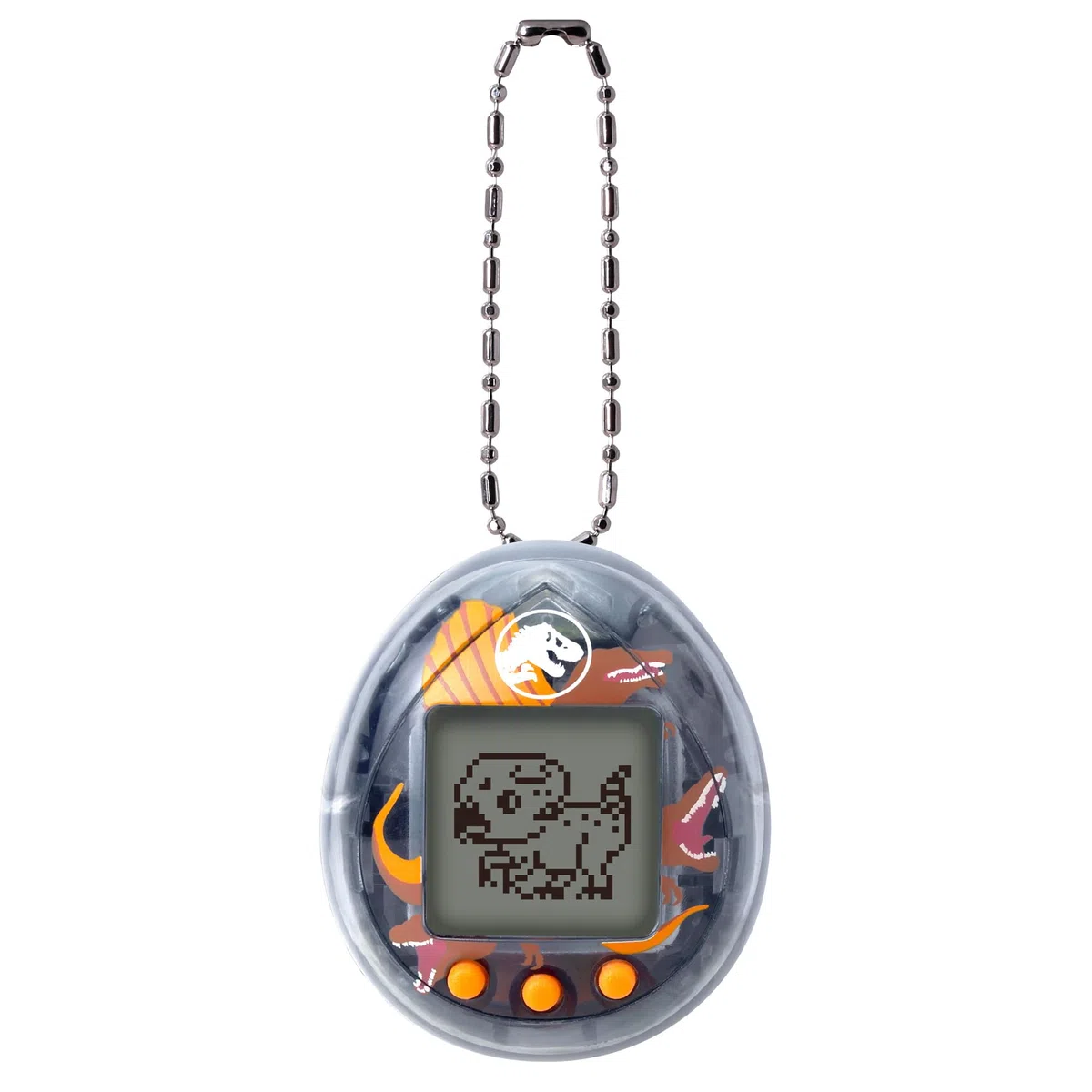 Bandai - Tamagotchi nano Jurassic Brown - Versione Marrone Dino Spinosaurus - Tamagotchi Animale Interattivo - Piccolo formato nano Dinosauro Virtuale da allevare - Giocattolo per bambini 8+ - NT90997
