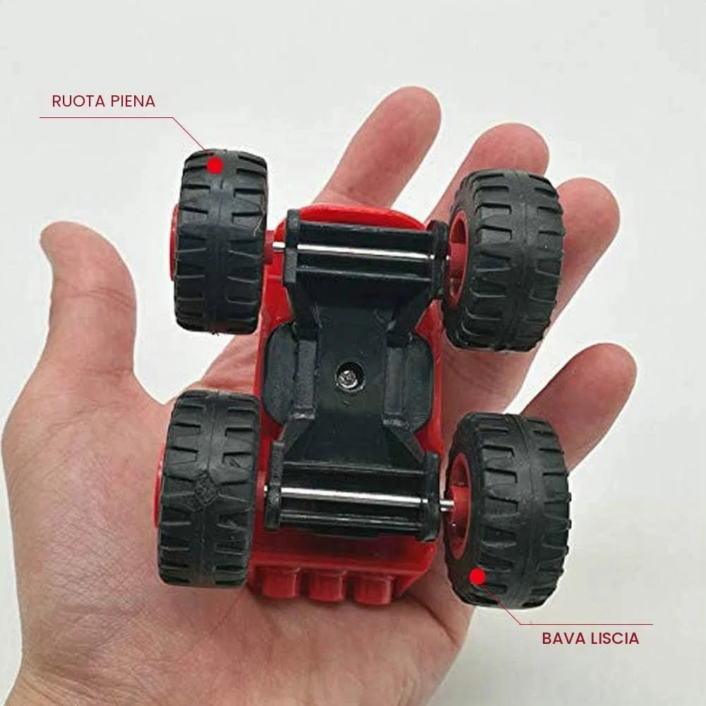 Nickelodeon Blaze & The Monster Machines – Monster Machines Giocattoli Scooter Auto – Crusher Truck Veicoli Giocattoli Regali per Bambini – Confezione da 6