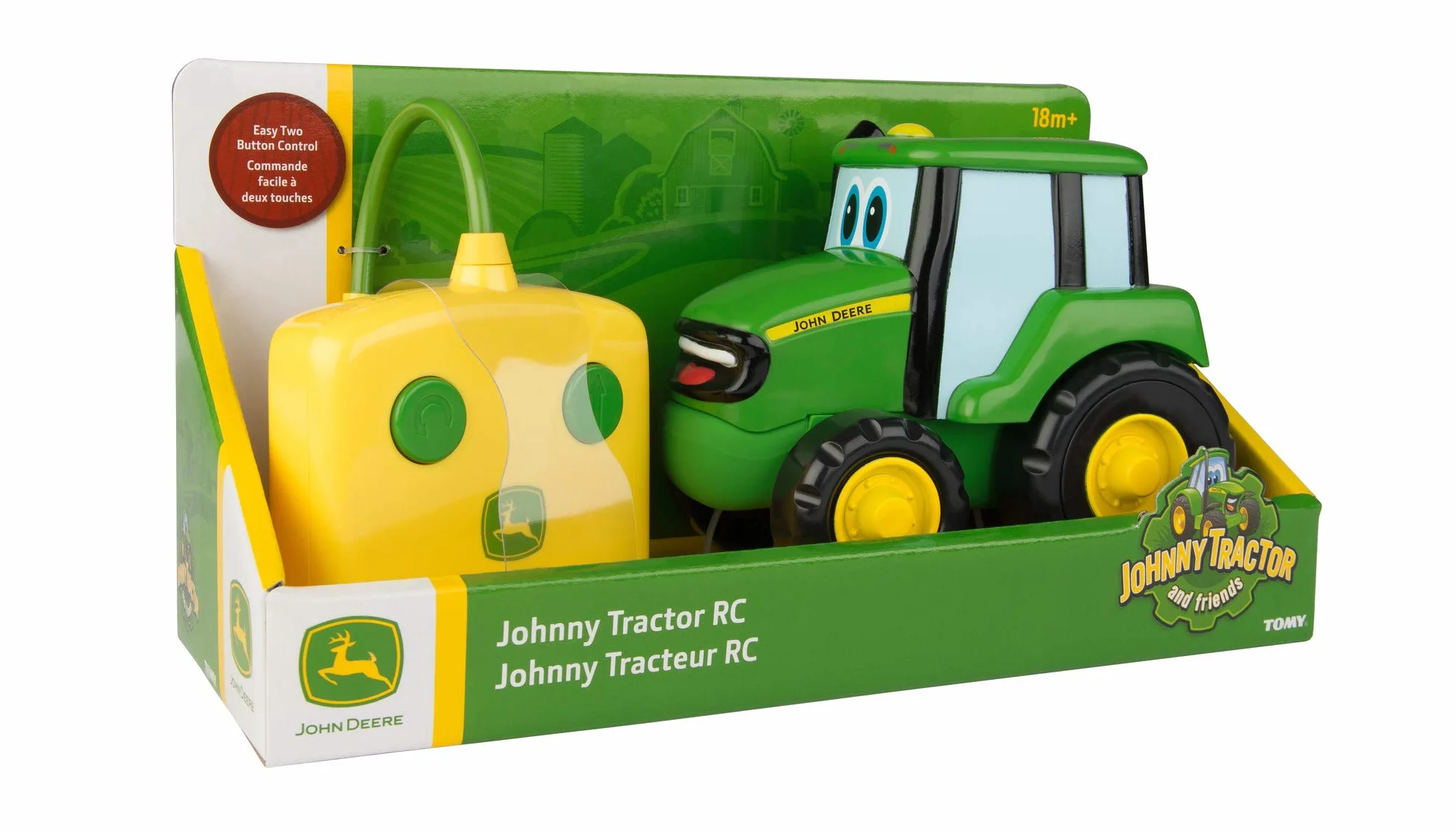 Tomy John Deere Trattore Radiocomandato Prima Infanzia, Multicolore, 42946A1