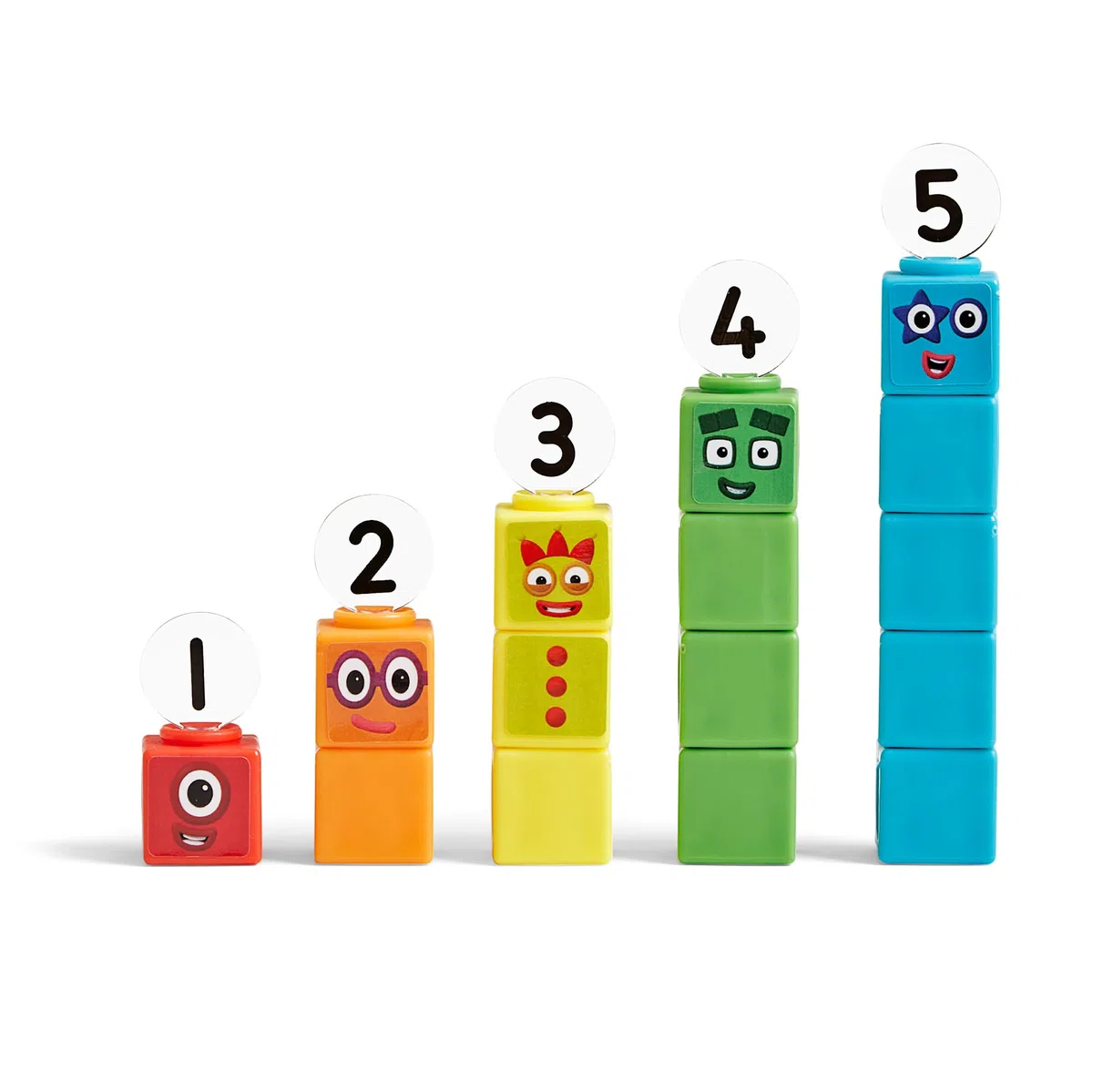 Learning Resources Numberblocks Treno Espresso, Cubi MathLink, età 3 4 5 6, Treni Giocattolo, Giochi matematici, Giochi numerici, Cubi per Contare, EYFS, 10 attività Matematiche