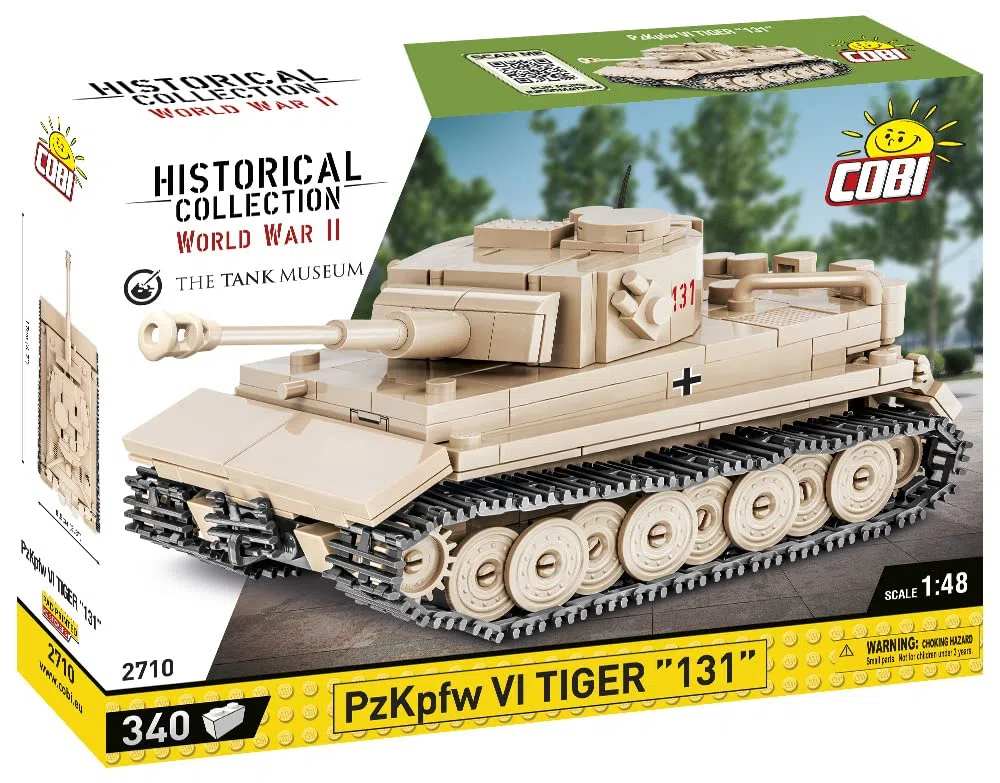 COBI 2710 - Modellino serbatoio PzKpfw Tiger 131". Scala 1/48