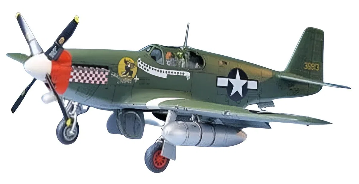 Tamiya 300061042 – 1:48 WWII US Nord America P-51B Mustang Modello Aeroplano