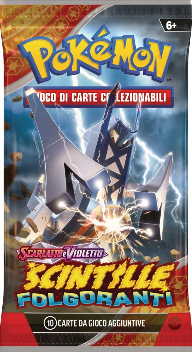 Pokémon GCC: espositore di buste dell’espansione Scarlatto e Violetto - Scintille Folgoranti, 36 buste di espansione