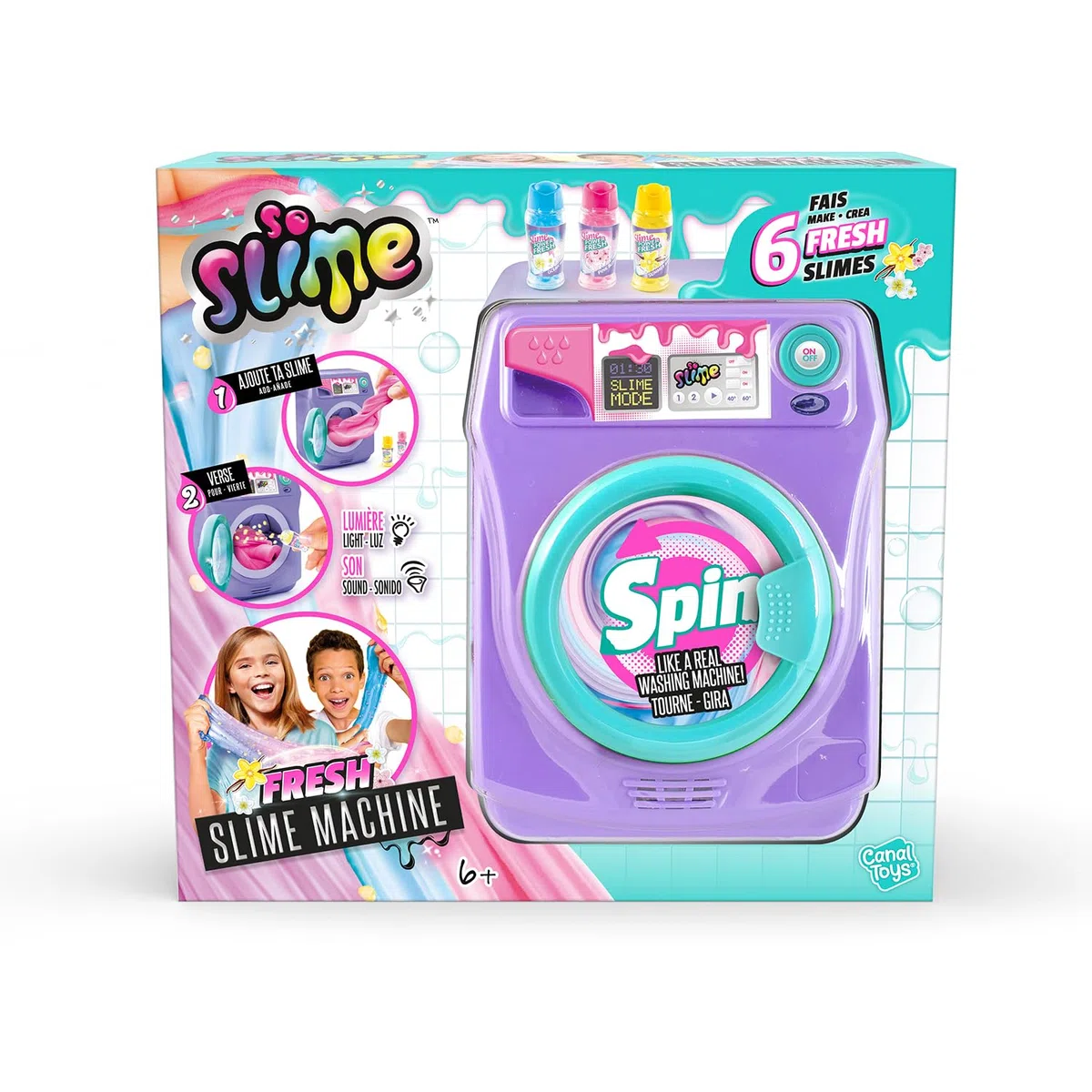 Canal Toys -La lavatrice di Slime-So Fresh-SSC 244, Viola