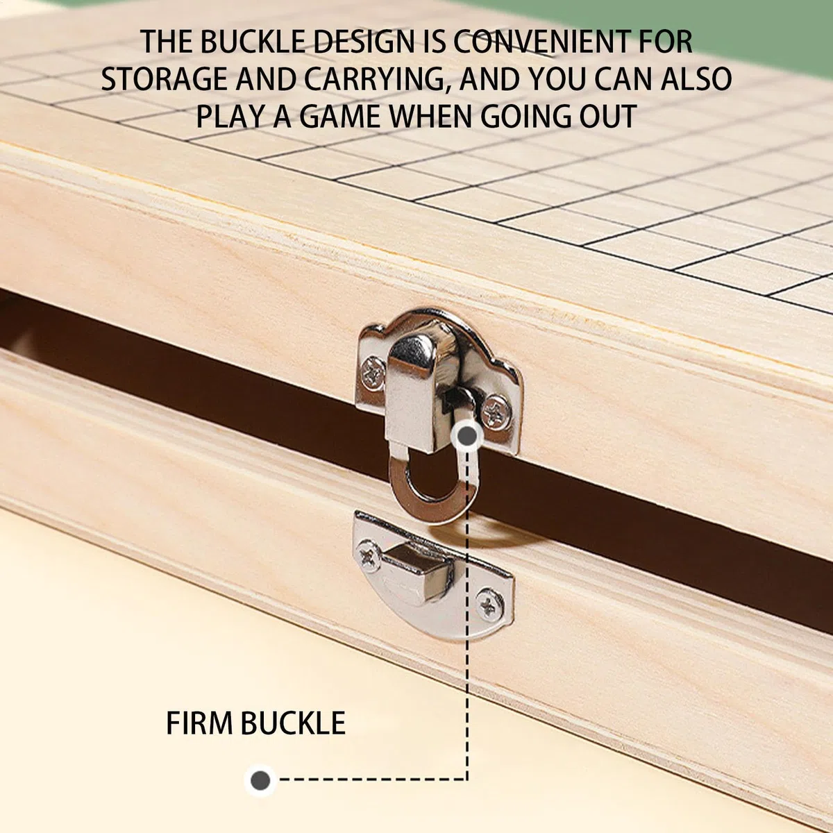 GO Game Board Set, Wood-Go Game, set di giochi da tavolo pieghevole | GO Game Made in legno, pieghevole, in bianco e nero figure così vacanti e durevoli, regali