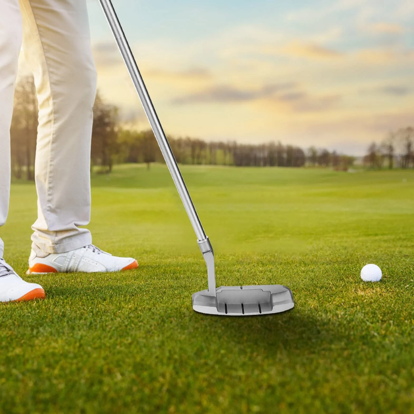 Set da Golf per Ufficio Set di Putter da Golf Portatile Allenamento Staccabile con Palline e Borsa per il Putting al Chiuso